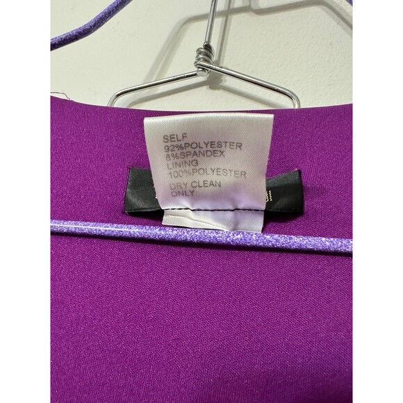 TADASHI SHOJI DESIGNER DRESS PURPLE small - Picture 6 of 6